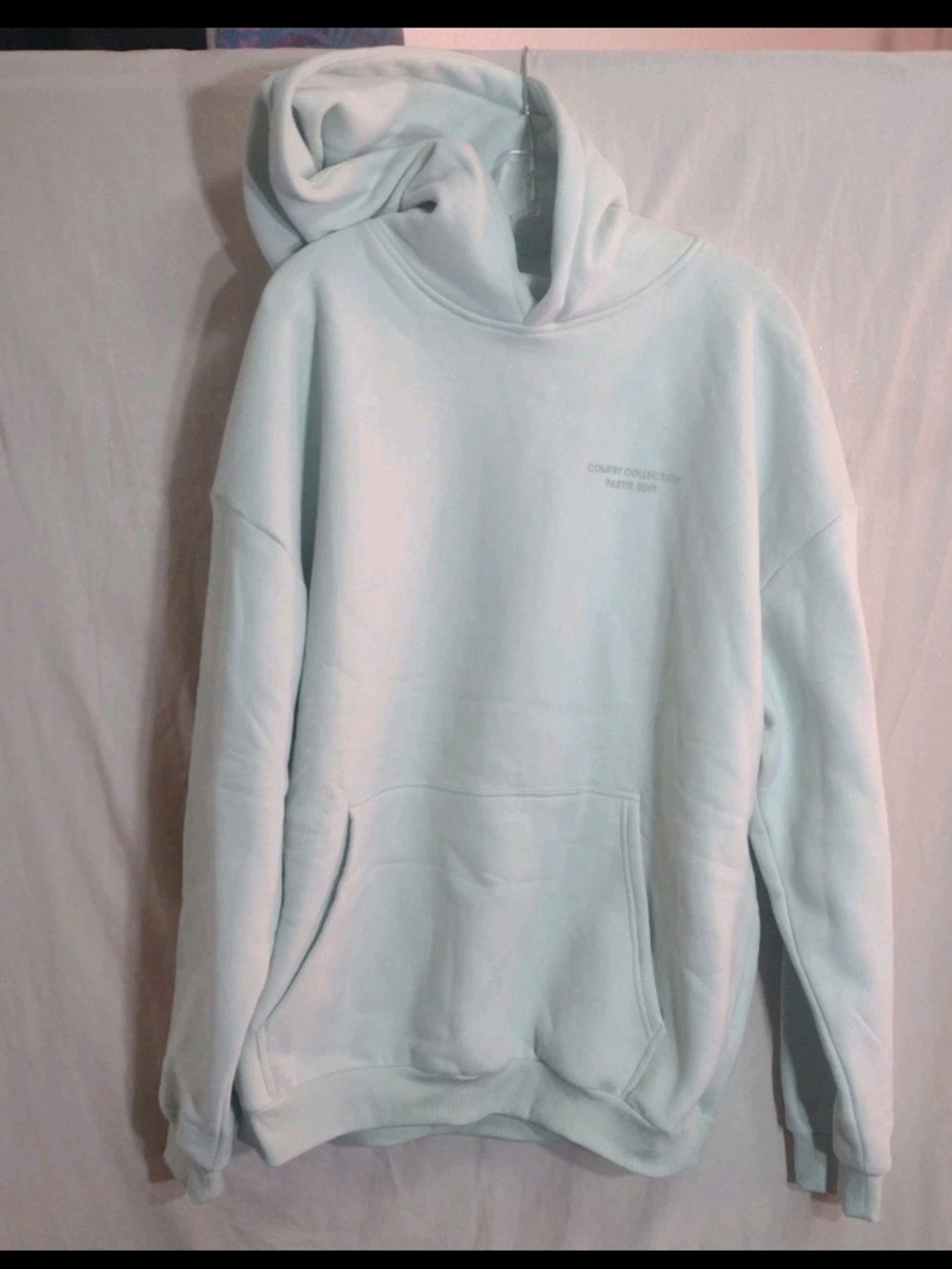 Comfrt Pastel Collection Mint Green Color Hoodie Unisex 2XL EUC (only tried on)